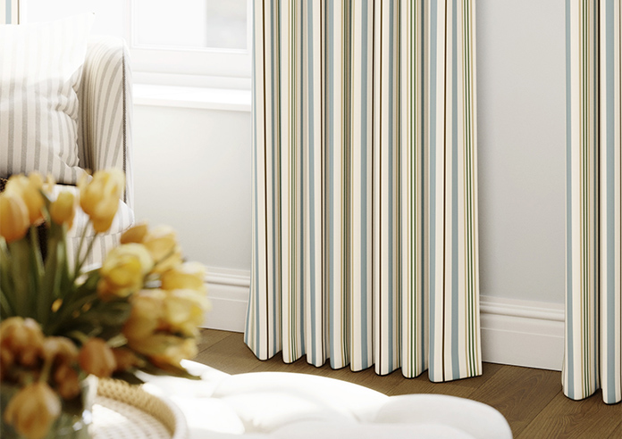 The British Stripe Co. George, Derwent No.1 - Made to Measure Curtains - Image 5